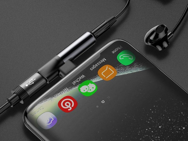 Адаптер Baseus USB-C для аудіоміні-роз’єму 3,5 мм USB-C L41 чорний