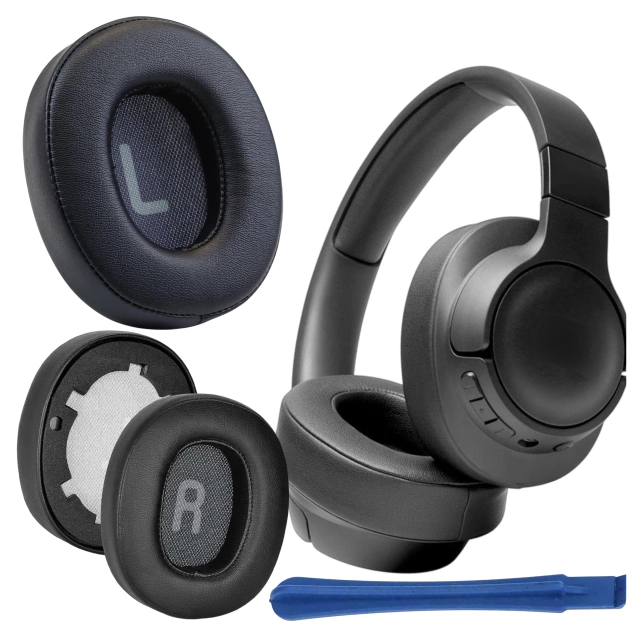 Nauszniki 2x wymienne pady gąbki do słuchawek do JBL Tune 700BT 710BT 720BT 750BTNC Alogy Earpads Czarne