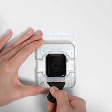 Гібридне гнучке скло Spigen Proflex Ez Fit 2x для Apple Watch 7 45 мм