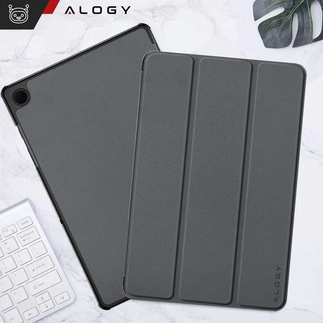 Etui do Samsung Galaxy Tab A11+ (X310/X315/X316) / A9+ 2023 11" (X210/X215/X216) obudowa z klapką na tablet Slim Case Alogy Szare