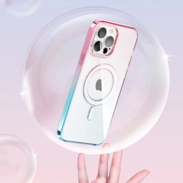 Магнітний чохол Kingxbar PQY Gradient Series для iPhone 13 Pro Max Housing Clear Cover (сумісний з MagSafe)