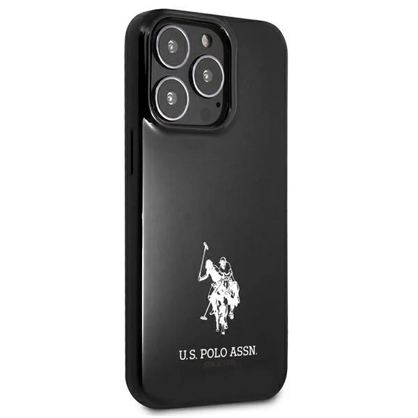 US Polo Horses Logo iPhone 13 Pro Max 6.7" phone case black/black