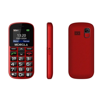Mobiola GSM-Telefon mit Tischladegerät, 2,2" TFT, DualSIM, microSD für Senioren