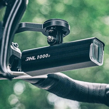 Lampka rowerowa Rockbros RHL1500 1500 lm + powerbank 5000 mAh IPX6 – czarna