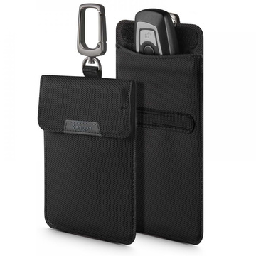 Kľúčenka proti krádeži Faraday Spigen RFID Cage Signal Blocker Black