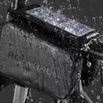 Torba rowerowa sakwa uchwyt rowerowy Rockbros AS-006BK czarna