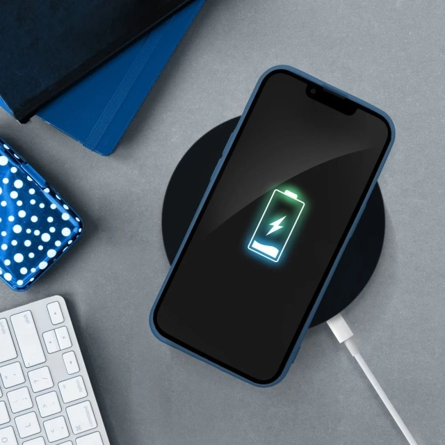 SILIKÓNOVÉ puzdro pre Apple iPhone 15 Pro Max modré