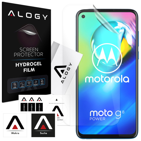 Гідрогелева плівка для Motorola Moto G8 Power, захисна плівка на екран телефону Alogy Hydrogel Film