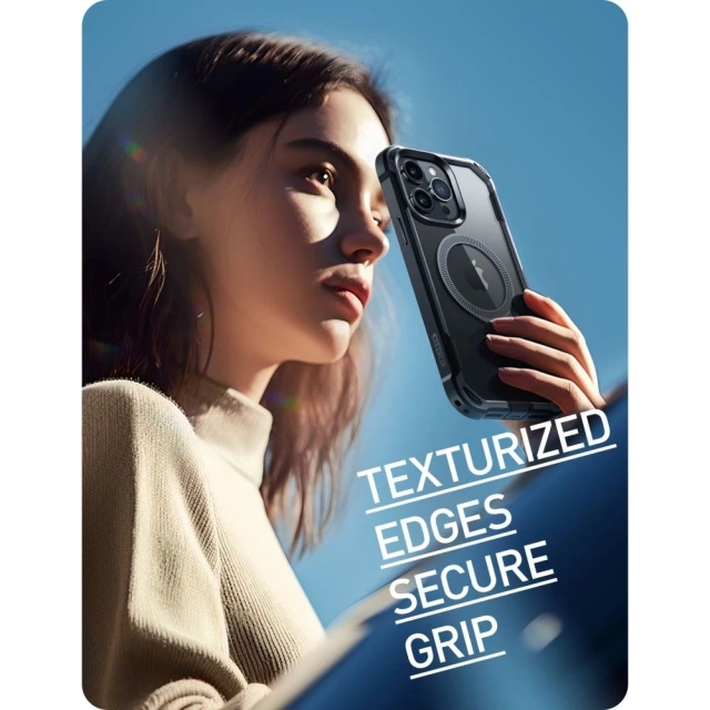 Etui Supcase Iblsn Ares Mag für MagSafe für iPhone 15 Pro Max schwarz