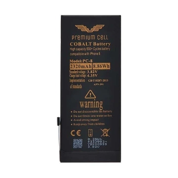 Батарея преміум-класу Cobalt для iPhone 8 2320mAh 600 циклів зарядки/розрядки