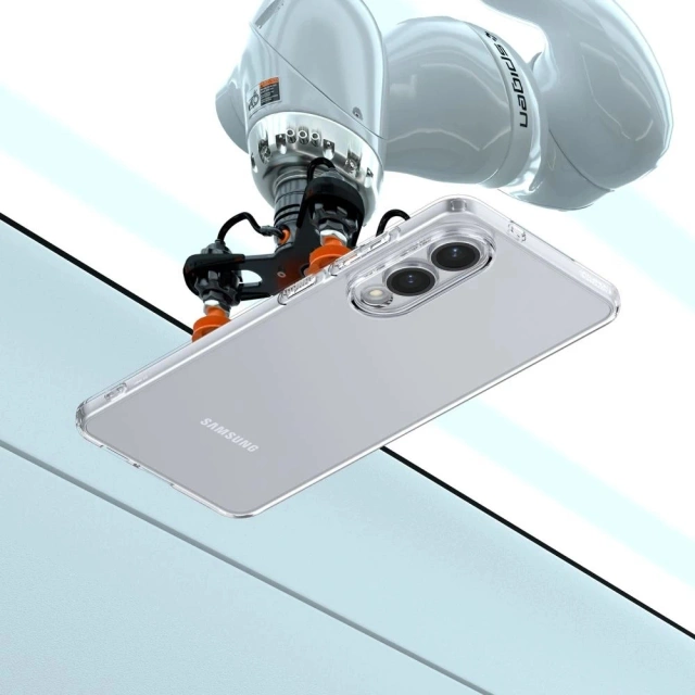 Прозорий рідкокристалічний чохол Spigen для Samsung Galaxy S25 Edge