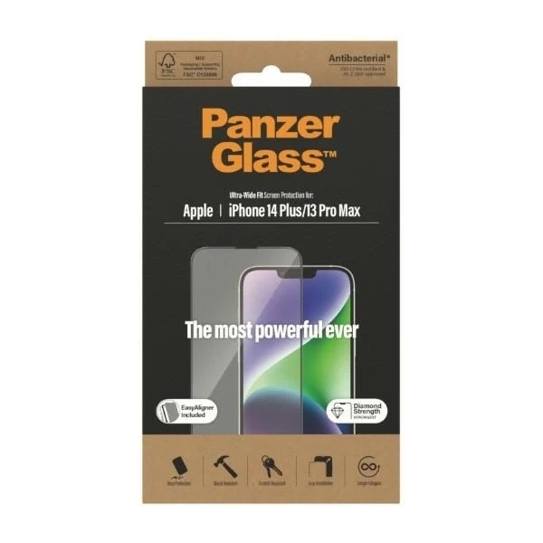 Загартоване скло для iPhone 14 Plus PanzerGlass Ultra-Wide Fit EasyAligner