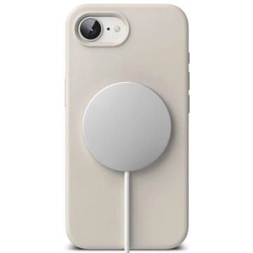 Силіконовий магнітний чохол MagSafe для iPhone 16e, камінь