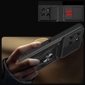 Etui do Motorola Moto G86 5G Tech-Protect CamShield Pro Czarny