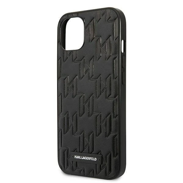 Захисний чохол для телефону Karl Lagerfeld KLHCP13SMNMP1K для Apple iPhone 13 Mini 5.4" hardcase чорний/чорний Monogram Plaque