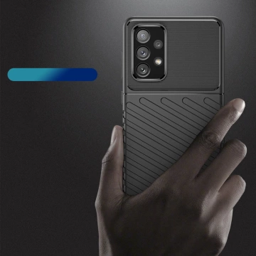 Гнучкий броньований чохол Thunder Case для Samsung Galaxy A73 чорний