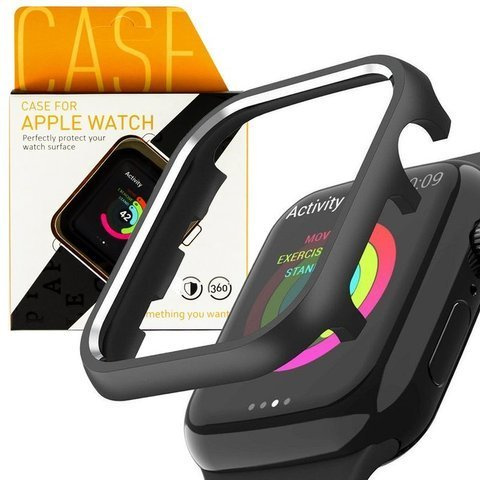 Alogy Overlay Case for Apple Watch 4 42mm Black
