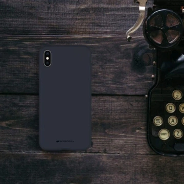 Silikónový obal na telefón Mercury pre iPhone 13 Pro Max navy/navy