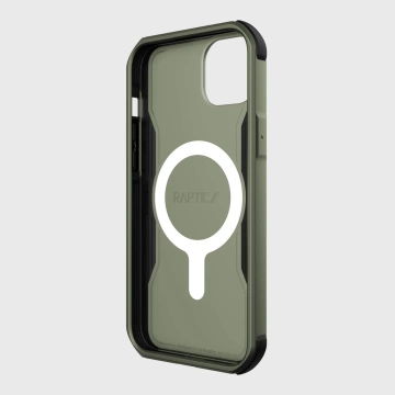 Raptic Fort Case for iPhone 14 with MagSafe armored cover green