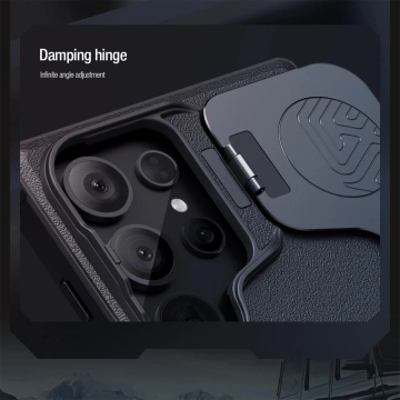Puzdro Nillkin CamShield Armor Prop Case pre Samsung Galaxy S24 Ultra - čierne