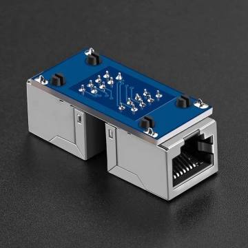 Síťový konektor UGREEN Ethernet RJ45 10 Gbps konektor síťového kabelu černý (NW114 20390)