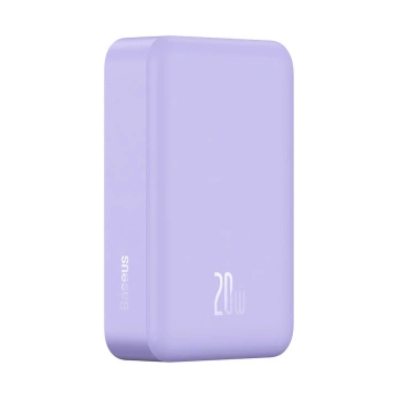 Baseus Magnetic Mini 20000 mAh 20W Powerbanka - fialový kábel USB-C / USB-C