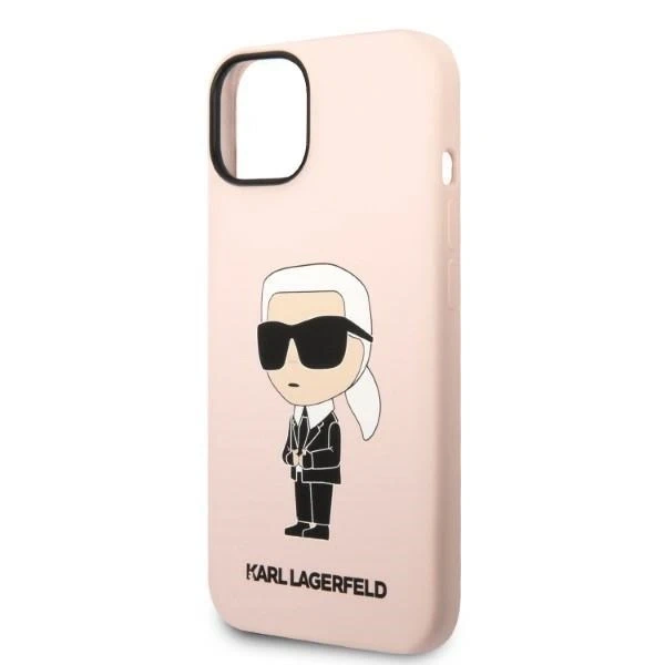 Etui Karl Lagerfeld KLHCP14MSNIKBCP für iPhone 14 Plus 6,7" Hardcase Silikon Ikonik
