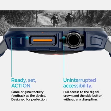 Řemínek pro APPLE WATCH 10 (46MM) NAVY SPIGEN LITE FIT PRO