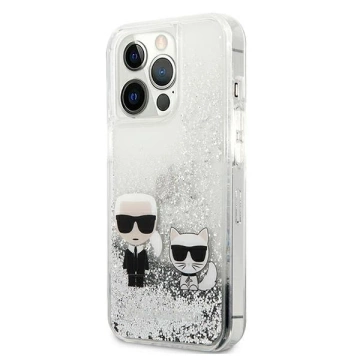 Etui Karl Lagerfeld KLHCP13XGKCS na iPhone 13 Pro Max 6,7" pevné puzdro Liquid Glitter Karl