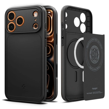 Etui Ochronne do iPhone 17 Pro Max Spigen Thin Fit Mag MagSafe Black