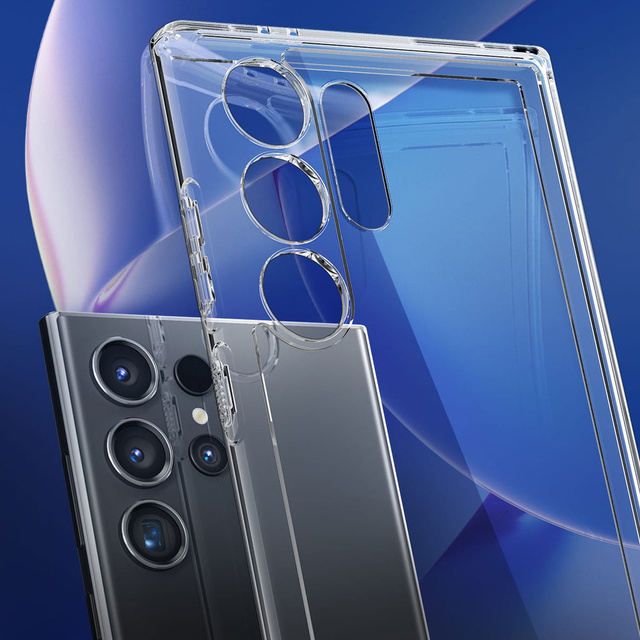 Etui Spigen Ultra Hybrid pro Samsung Galaxy S24 Ultra Crystal Clear