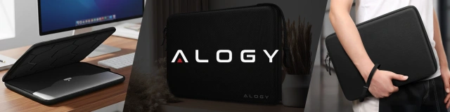 Ochranné pouzdro na notebook, MacBook Air Pro 13,3" Alogy Hard Foam Bag pro 13-14" notebooky černé