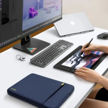 Etui Tech-Protect Defender Laptop 13–14" Navy Blue Pokrowiec