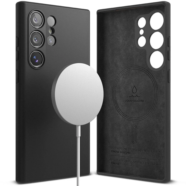 Etui Ringke Silikonový magnetický Magsafe pro Samsung Galaxy S24 Ultra Black