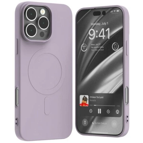 Mercury MagSafe Semi-Silicone Case for iPhone 16 Pro Max 6.9" Lilac Purple