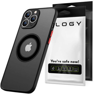 Чохол Apple iPhone 13 Pro Max Alogy Hybrid Mag Case для MagSafe із захистом камери Matte Black Qi Charger