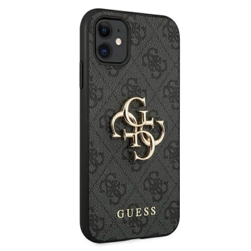 "Etui Guess GUHCN614GMGGR для iPhone 11 6,1\" / жорсткий корпус Xr 4G з великим металевим логотипом»