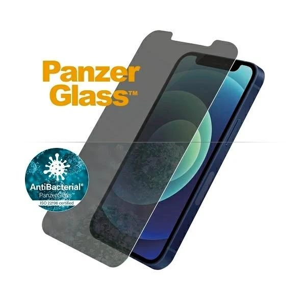 PanzerGlass Standard Super for iPhone 12 Mini Privacy Antibacterial
