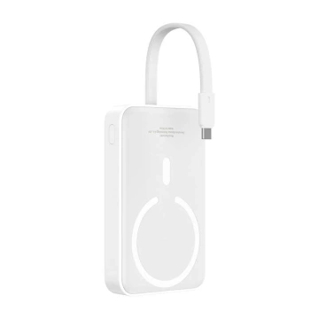 Baseus Mini 10000mAh 30W Magnetic Powerbank, білий – Bayern Edition