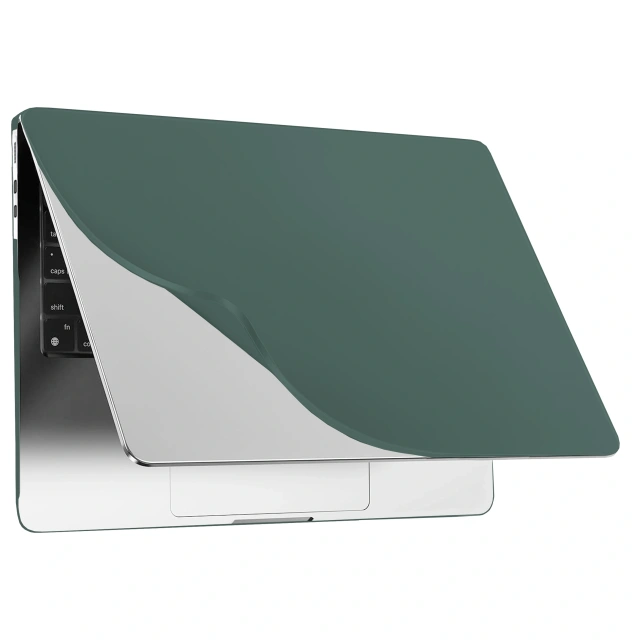 Etui do Apple Macbook Air 15 2023-2025 (M2/M3/M4) – elastyczna, matowa obudowa ochronna, lekka i odporna – Alogy AirGuard™ Zielony
