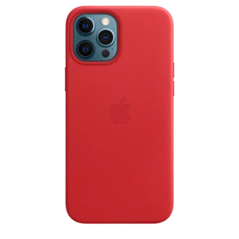 Etui do iPhone 12 Pro Max Apple Silicone Case MagSafe Czerwone