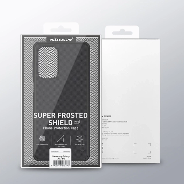Nillkin Super Frosted Shield Pro wytrzymałe etui pokrowiec Samsung Galaxy A73 czarny