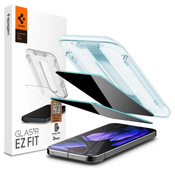 Szkło Prywatności do Google Pixel 9 / 9 Pro Spigen Glas.TR EZ Fit 2-Pack