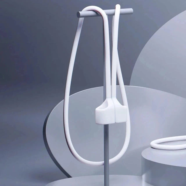 Etui 3mk silikónové puzdro na slúchadlá AirPods biele pre Apple AirPods 2. gen