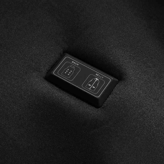 Vyhřívaná vyhřívaná elektrická vesta unisex bunda vel. L zimní vesta Mozos HV4 černá