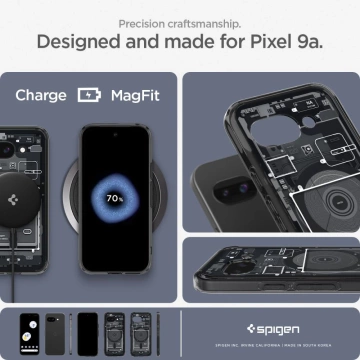 Чохол для Google Pixel 9a Spigen Ultra Hybrid MagSafe Zero One Black