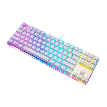 Ігрова механічна клавіатура Motospeed K87S RGB (біла)