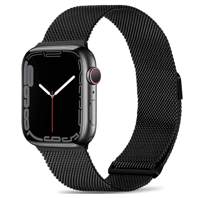 Alogy Steel Strap Apple Watch Bracelet 42/44/45/49mm Stainless Steel Black