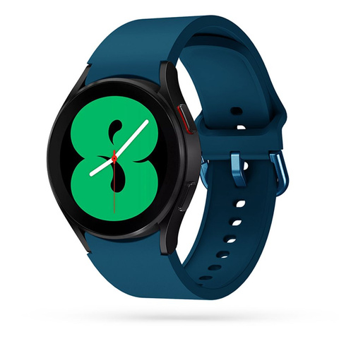 Gumový remienok IconBand pre hodinky Samsung Galaxy Watch 4/5/5 PRO (40/42/44/45/46 MM) Electric Blue
