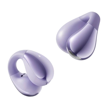 Bezdrôtové slúchadlá QCY Crossky Clip T33 Bluetooth 5.4 30h fialové